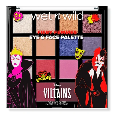 Wet n Wild Disney Villains Fiery Femmes Eye & Face Palette - Unleashed