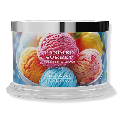 HomeWorx Candied Sorbet 4-Wick Scented Candle