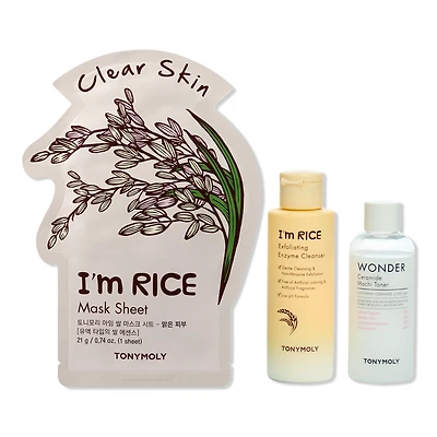 TONYMOLY Skin Clarifying Rice Wonder Travel Trio