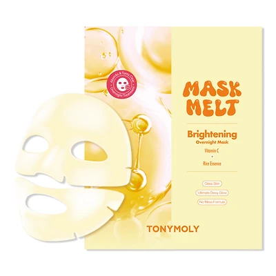 TONYMOLY Mask Melt Vitamin C + Rice Overnight Hydrogel Mask