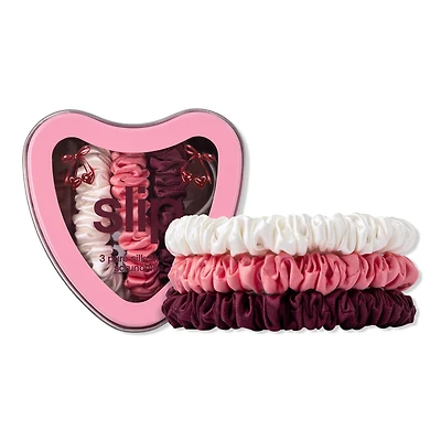 Slip Pure Silk Skinny Scrunchie Trio Tin