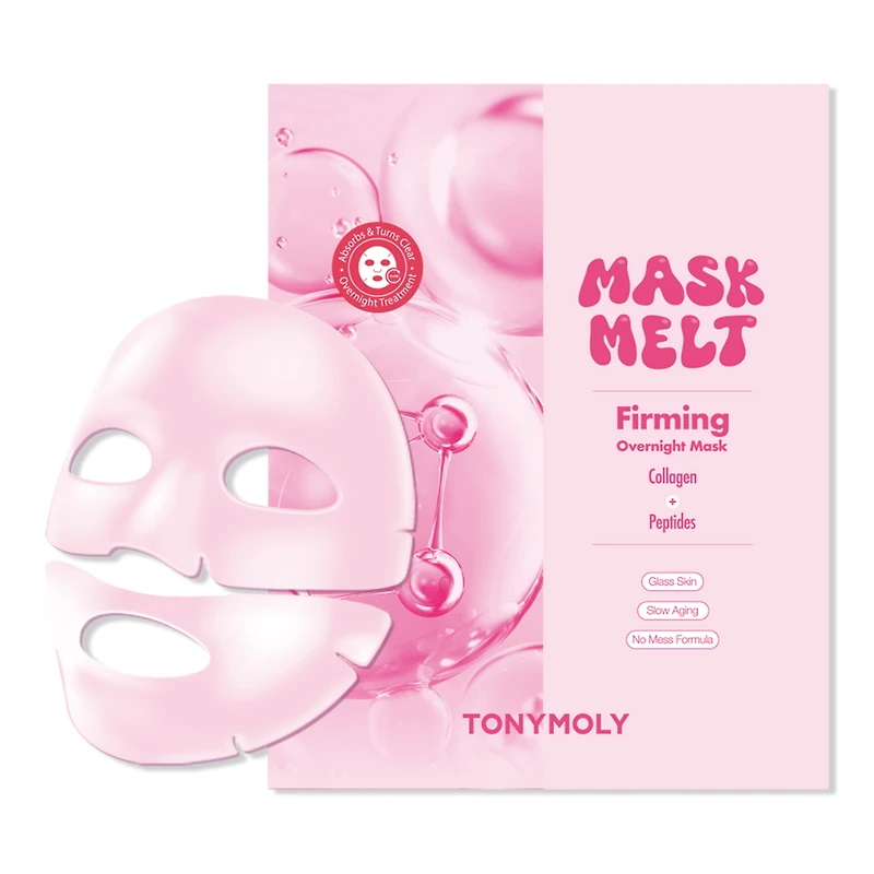 TONYMOLY Mask Melt Collagen + Peptide Overnight Hydrogel Mask