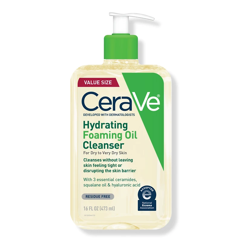 CeraVe Hydrating Foaming Oil Cleanser - oz