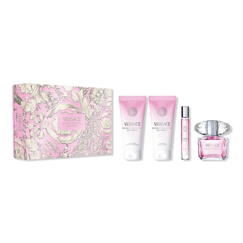 Versace Bright Crystal 4-Piece Gift Set