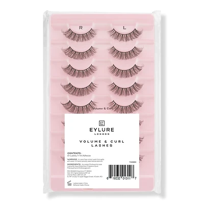 Eylure Volume & Curl No. 605 Eyelashes Multipack