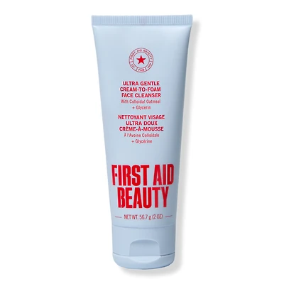 First Aid Beauty Ultra Gentle Cream-to-Foam Face Cleanser - oz
