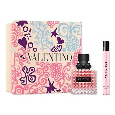 Valentino Donna Born in Roma Eau de Parfum 2 Piece Gift Set with Travel Spray