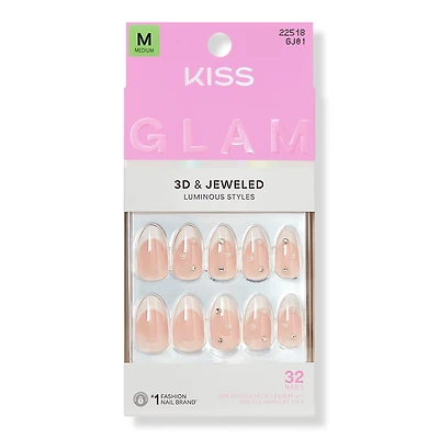 Kiss GLAM Jeweled Press On Nails