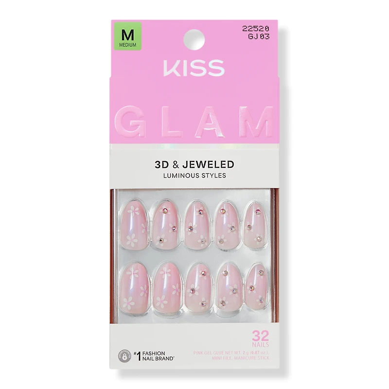 Kiss GLAM Jeweled Press On Nails