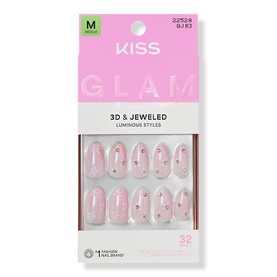 Kiss GLAM Jeweled Press On Nails