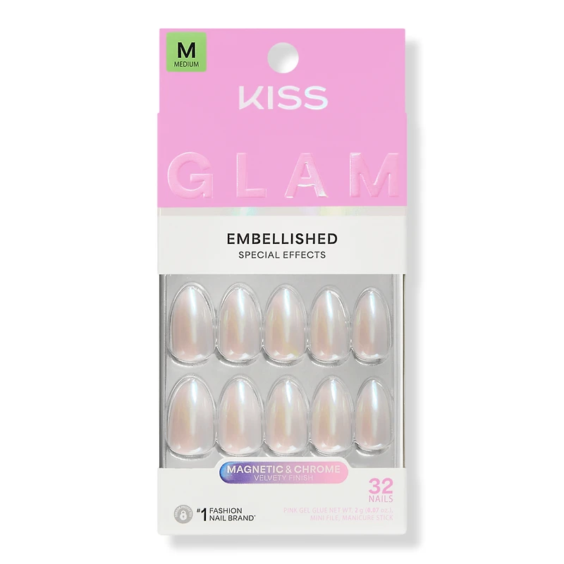 Kiss GLAM Embellished Press On Nails