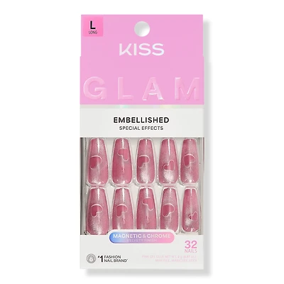 Kiss GLAM Embellished Press On Nails