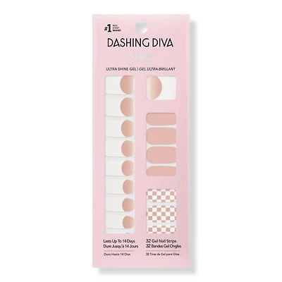 Dashing Diva GLOSS, Gel Nail Polish Strips, Check, Please