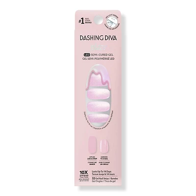 Dashing Diva GLAZE DESIGN, Semi-Cured Gel Nail Polish Stickers