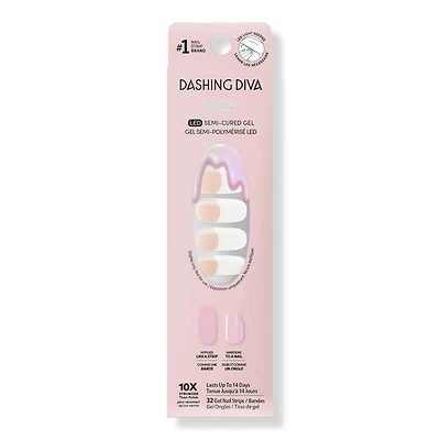 Dashing Diva GLAZE DESIGN, Semi-Cured Gel Nail Polish Stickers