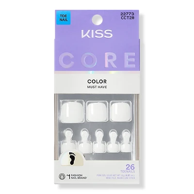 Kiss CORE Color Press On Toenails - Toe-tally Yours