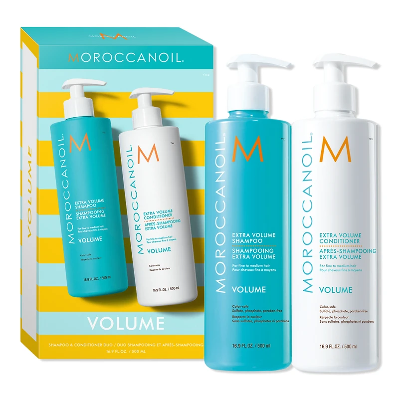 Moroccanoil Extra Volume Shampoo & Conditioner Half-Liter Duo
