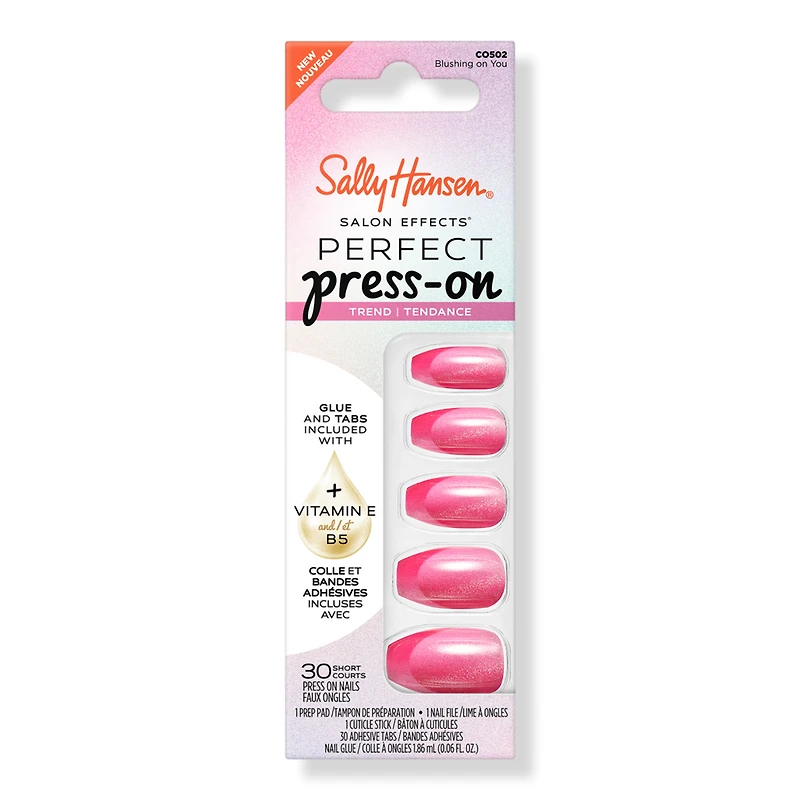 Sally Hansen Salon Effects Perfect Press-On Pink Nails