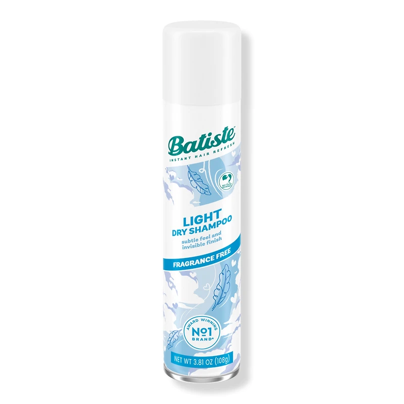Batiste Fragrance Free Light Dry Shampoo - oz