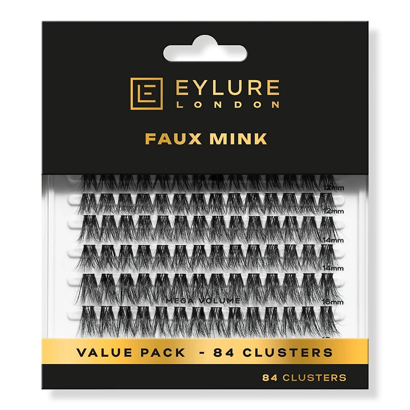 Eylure Luxe Faux Mink Mega Volume Eyelash Clusters Value Pack