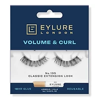 Eylure Volume & Curl No.135 Classic Extension Look Eyelashes