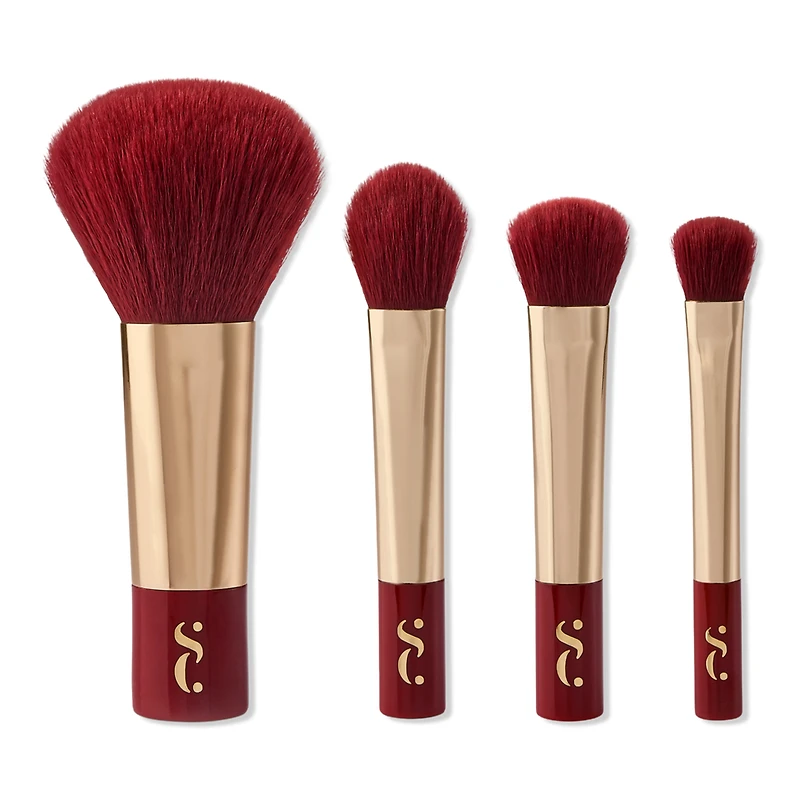 Spectrum Very Cherry 4 Piece On The Go Brush Set