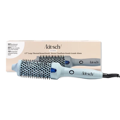 Kitsch Large Thermal Round Brush - Haze Blue