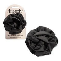 Kitsch Satin Rosette Medium Flat Cloud Clip