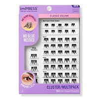 Kiss imPRESS Multipack Pre-Glued Lash Clusters Kit - Classic Volume