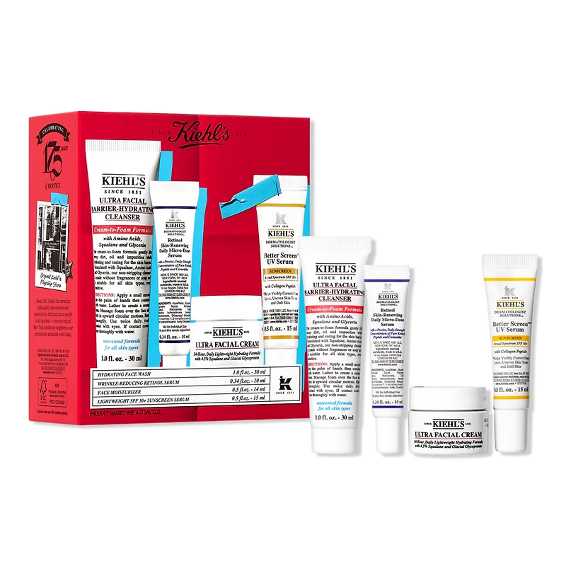 Kiehl's Since 1851 Cleanse + Smooth Routine