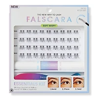 Kiss Falscara Starter Kit Lash Extension Kit - Soft Wispy
