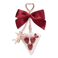 Flower Knows Strawberry Cupid Collection Solid Perfume & Angel Key Chain Set - Cream Gardenia