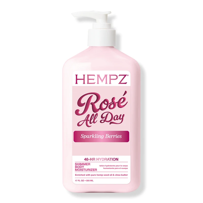 Hempz Rose All Day Body Moisturizer - oz