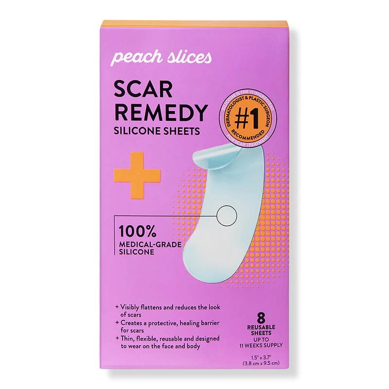 Peach Slices Scar Remedy Silicone Sheets