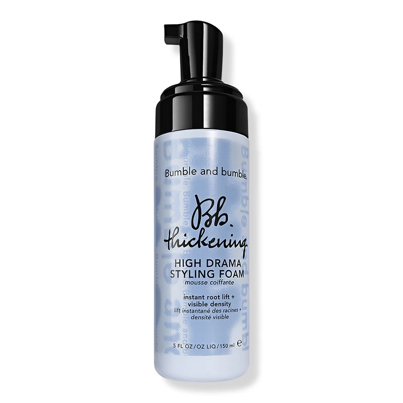 bumble and Thickening High Drama Styling Hair Foam for Thinning - oz