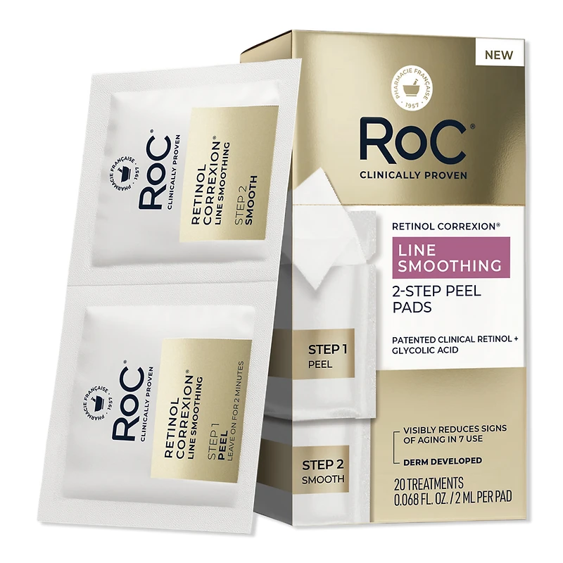 RoC Retinol Correxion Line Smoothing 2-Step Peel Pads
