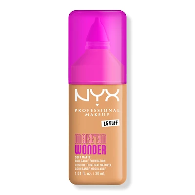 NYX Professional Makeup Make 'EM Wonder, 24H Soft Matte Foundation