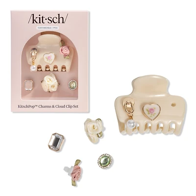 Kitschpop Charms & Cloud Clip 7 Piece Set Vintage 