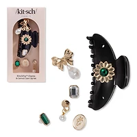 Kitschpop Curved Claw Clip 7 Piece Set Vintage 