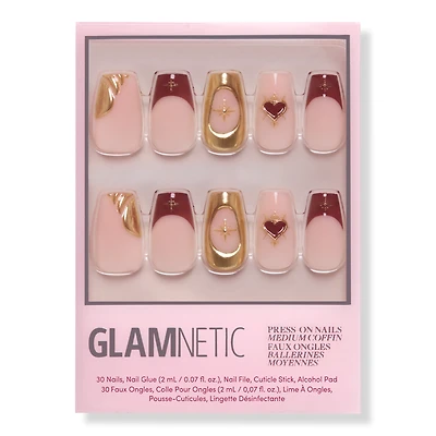 Glamnetic Queen of Hearts Press-On Nails