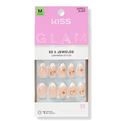 Kiss GLAM Jeweled Press On Nails