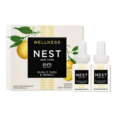NEST New York Sunlit Yuzu & Neroli PURA Refill Duo
