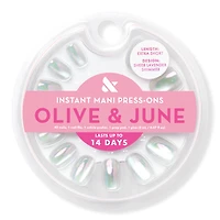 Olive & June Instant Mani Press-On Nails Sheer Lavender Shimmer