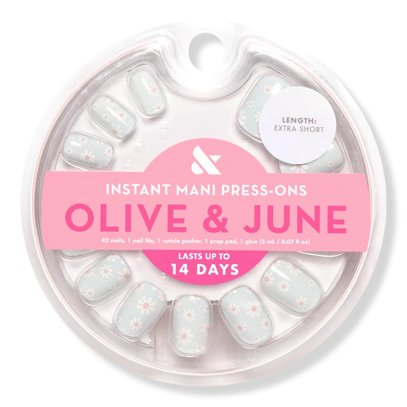 Olive & June Instant Mani Press-On Nails Flower Shower
