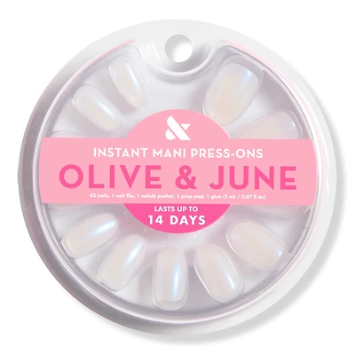 Olive & June Instant Mani Press-On Nails Pink Goldfish