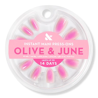 Olive & June Instant Mani Press-On Nails Blush Aura