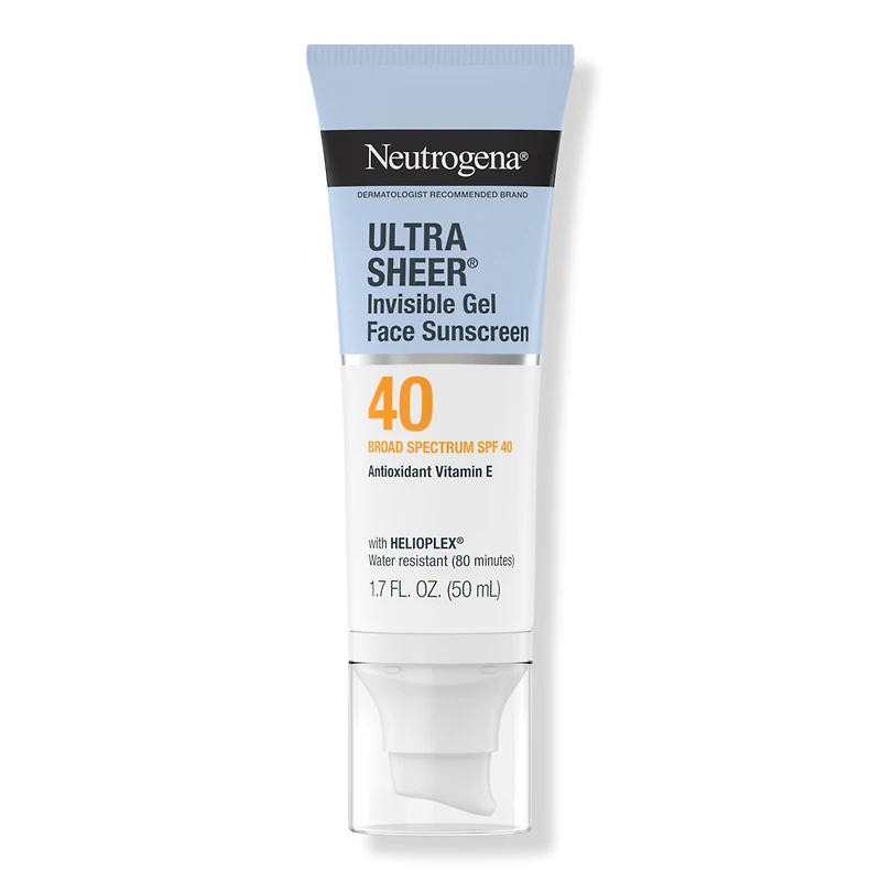 Neutrogena Ultra Sheer Invisible Gel SPF 40 Facial Sunscreen