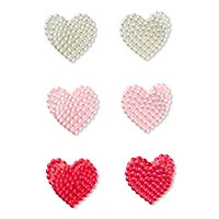 Scunci Mini Heart Pearl Claw Clip