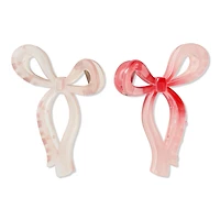 Scunci Bow Claw Clips