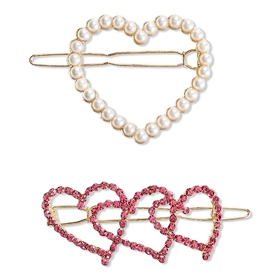 Scunci Heart Jean Wire Barrette